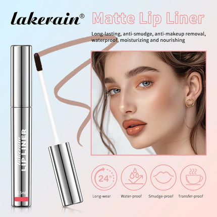 4colors Highly Pigmented Lip Liner Tattoo Matte Peel Off Enhance Lip Liner Lasting Lip Stain Waterproof Transfer-proof Lipstick