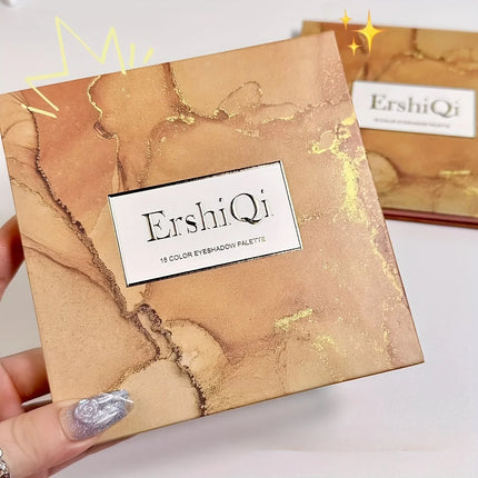 Golden Sunshine 16-Color Eyeshadow Blush & Highlighter Set - Pure Innocent Earth Tone Makeup Palette for Natural Look
