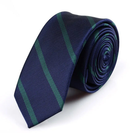 5cm Narrow Tie Fashionable Trend Tie Striped Polka Dot Flower Pattern Tie Student Personalized Accessory Casual Daily Matching