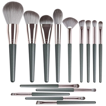 Professional Soft 10-14PCS Makeup Brushes Set for Women Eye Shadow Foundation Blush Powder Concealer Cosmetic Beauty Tools