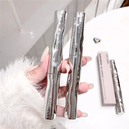 Silver Silk Fiber Matte Mascara Makeup Ultra-Fine Brush Lengthens Eyelashes Waterproof Fast Dry Eyelash Extension Mascara Makeup