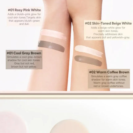 Judydoll Liquid Contouring Highlighter Facial Contour High Gloss Grey Brown Matte Nose Shadow Cream Brighten Face Bronzer Makeup