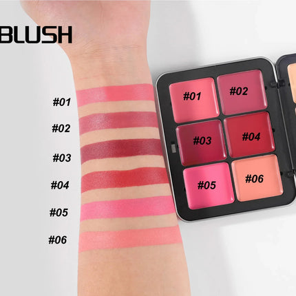 12-color iron box concealer blush cream matte highlight contour makeup all-in-one palette
