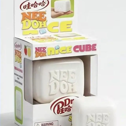 Needoh Nice Cube Sensory Stress Reliever Fidget Tool for Anxiety & Focus Desk Sensory Cube for Adults & Kids