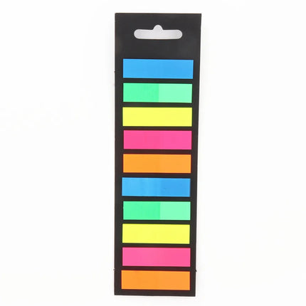 200 Sheets Sticky Notes Adhesive Memo Notes Index Transparent Post Stickers Bookmarks Notepad School Office Stationery Supplies