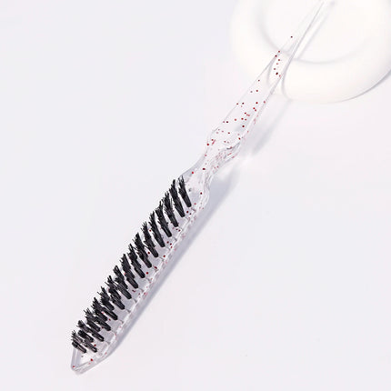 1 shiny hair brush, salon back grooming brush, mouse tail grooming brush, back grooming styling tool, special for real hair wigs