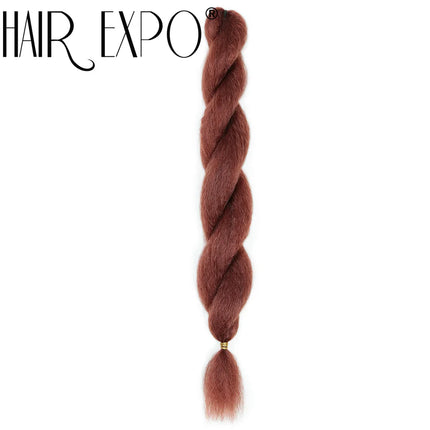 26Inch Vixen Crochet Bulk Hair Synthetic Jumbo Braids Fluffy Yaki Straight Crochet Hair Afro Kinky Curly Braiding Hair Extension