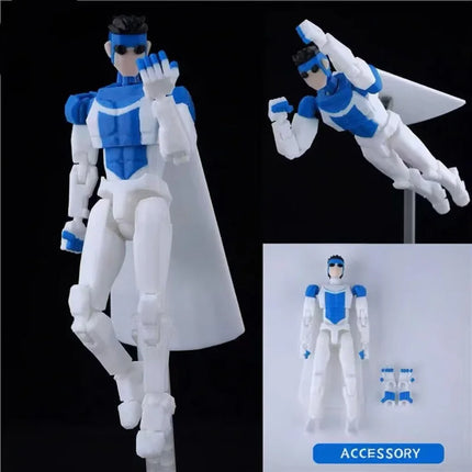 3D Printed Dummy 13 Invincible Boy Titan Model Multi-jointed Movable Action Figure Desktop Ornament Animation Model For Kids Fan