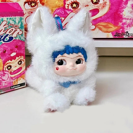 Blind Box Wakuku V2  Fox & Bunny Trick Or Treat Series Vinyl Doll Suprise Bag Keychain Trendy Toys Mystery Box Customized Gifts