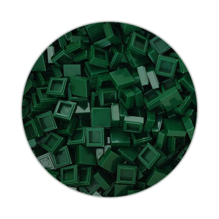 200/330/660pcs MOC Pixel Particles Plate Smooth 1x1 DIY Building Blocks Flat Square Bricks Halloween Christmas Children Toy 3070