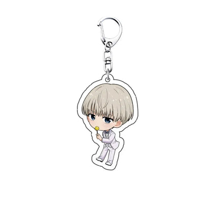 Anime WIND BREAKER 6cm acrylic Keychain key chain big stand brand Sakura-harusugita Keitaro  decoration key ring Gift