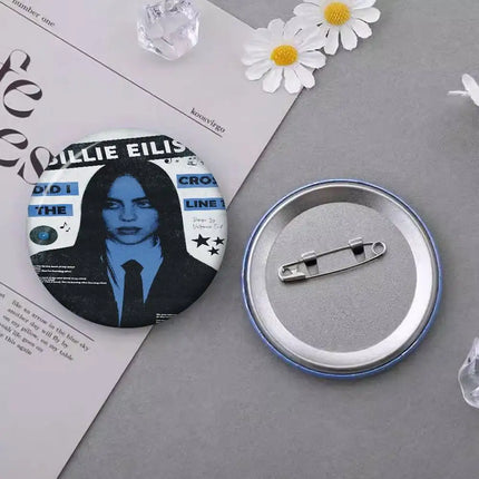 1pc Hit Me Hard And Soft B-BillieS Anime Brooches Cute Cartoon Badge Jacket Jeans Lapel Pin Gift Accessorie