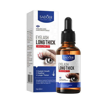 Double-action eyelash enhancement combo—lengthening mascara and thickening eyelash serum for dramatic, curled lashes.