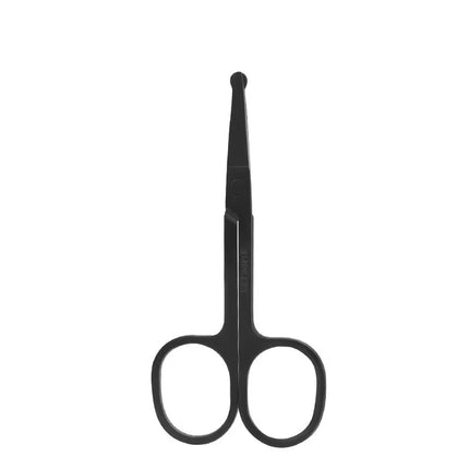 Stainless Steel Small Scissors, Curved & Rounded Blunt Tip for Eyebrows, Eyelashes, Beard Trimming, Moustache