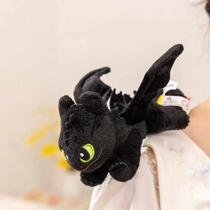 Adorably Toothless Plush Toys Dragon Stuffed Doll How to Train Your Dragon Anime Periphery Keychain Kawaii Xmas Gift for Kids