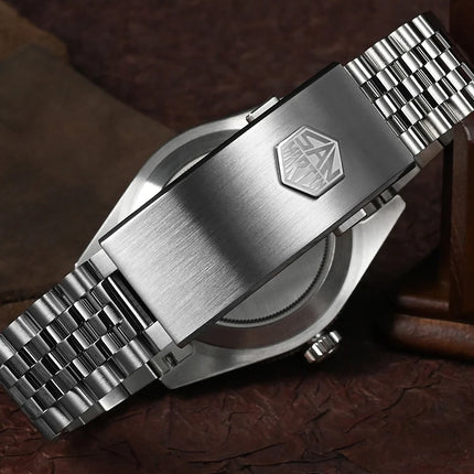 San Martin 3D Waffle Dial New 40mm Dive Watch NH35 Men's Watches Automatic Mechanical Sapphire Waterproof 200m Luminous SN0128