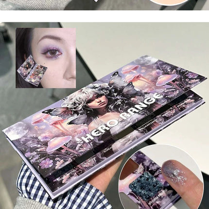 21-Color Chameleon Flashing Eyeshadow Palette Cold Moon Multi-functional Matte Shimmer Glitter Pigments Long-lasting Makeup