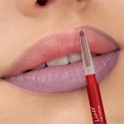 1PC Waterproof Lip Liner - Long-Lasting , Sweat-Resistant & Smudge-Proof, No-Stain Formula, Suits for All Light Beige Types,