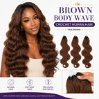 Brown / Remy Hair / Virgin Remy 10A|China Mainland|24inches|4pack 240g