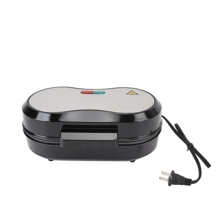 Omelette Maker Non Stick Double Mini Pancakes Maker Burger Breakfast Machine Small Electric Grill Ideal for Breakfast Lunch