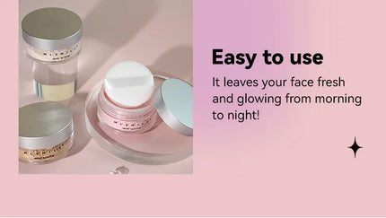 Pink Glitter Setting Powder 4 Color Long Lasting Oil Control Pearlescent Natural Face Matte Shimmer Loose Powder Makeup Cosmetic