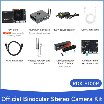 D-Robotics RDK S100/S100P Robot Development Kit with 80/128 TOPS Computing Power and RDK S100 Intelligent Computing Power Core