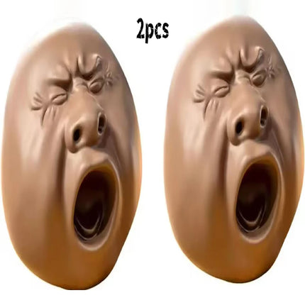 2pcs/Yawning Pet Water Gun Ugly Person Portrait Pressing Nose Water Spray Gun For Summer Playing Water Fight Stress Relief Toy