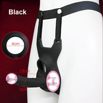 10 Frequency Double Penetration Anal Plug Dildo Butt Plug Vibrator For Men Strap On Penis Vagina Plug Adult Sex Toys For Couples