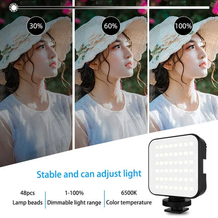 Led Lights Photography Lamp Live Broadcast Pocket RGB Light For Video Shooting Beauty Fill Cameras Professional Selfie Ringlight