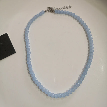 Bohemian Cute Ceramic Fish Acrylic Star Pendant Bead Choker Necklace Beach Summer Charm Y2K Neck Accessories Jewelry For Women