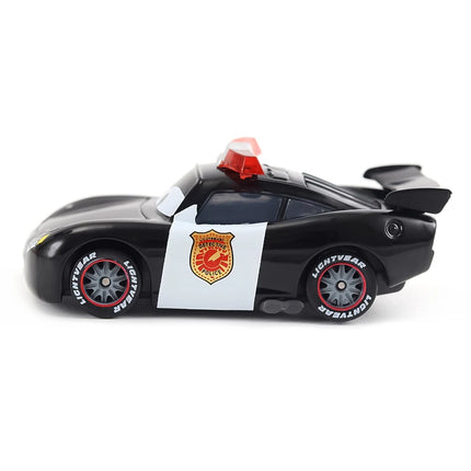 Mini Cars 3 2 Pixar Sheriff Lightning McQueen Lizzie Mater Sally Chick Hicks King Fritter Dinoco Diecast Metal Children Toy Gift