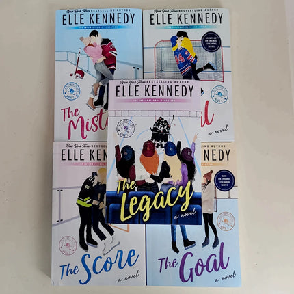 1 book Off Campus vol.1/2/3/4/5 by Elle Kennedy The Deal/The Mistake/The Score/The Goal/The Legacy/ College Hockey Romance Novel