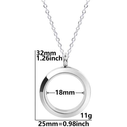 High Fashion Twist Locket Pendant Necklaces For Women Men Jewelry Memory Photo Floating Charm DIY Stainless Steel Lockets Gift