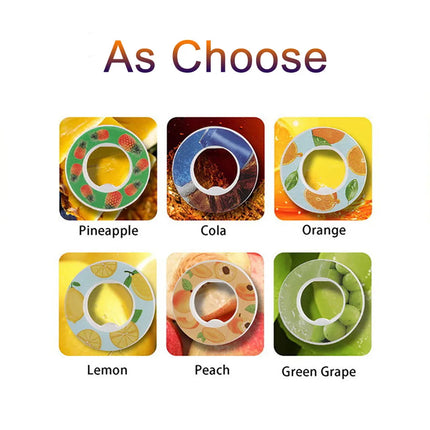 Flavored Water Bottle with Taste Pods Magic Gourde Tasting Drinking Bottle Fruit Flavor Air Sports Outdoor Waterfles Water Cup