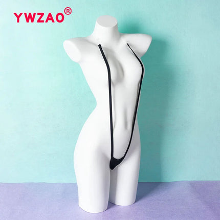 YWZAO Hanging Neck Underwear Adult Plug Anal Fisting Toys Butt Dildo Thongs Lingerie Anus Ass Panties Men's Briefs Sexy Gay