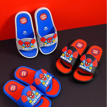 Children's Slippers Cartoon Boys' Summer Home Shoes Boys Sandals Waterproof Anti-slip Kids Garden Shoes Size 24-39