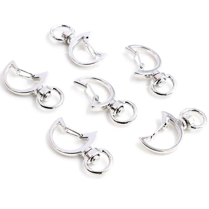 10pcs Cat Heart Snap Hook Trigger Clips Buckles For Keychain Lobster Lobster Clasp Hooks for Key Ring Clasp Jewelry Supplies