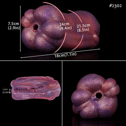 FAAK Color Mixed Ultral Soft Male Masturbator Silicone Fantasy Pussy Anal Stroker Erotic Fetish Stimulation Sex Toy for Men