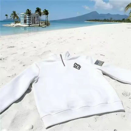 American retro Gothic Epstein embroidered letter oversized cardigan men'sY2K street hip-hop Harajuku fashion stand up collar top