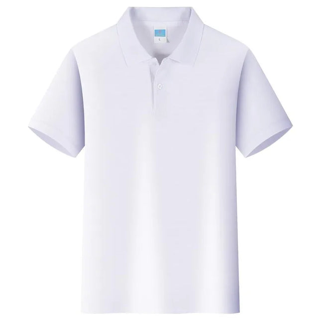 Sports Streetwear Fashion Colorful Solid Color Lapel Polo Shirt For Men Women  Casual 2024 Summer Short Sleeves Top Tees Tshirt
