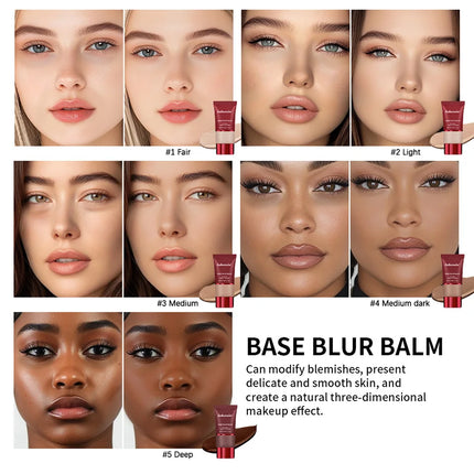 Liquid Foundation And Puff Makeup Set Lightweight Waterproof Long Lasting Matte Facial Foundation Cosmetics Woman Makeup