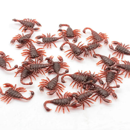 10pcs Simulation Bug Funny Toys Cockroach Spider Centipede Scorpion Plastic Children Prank Bug Scary Trick Props for Kids TMZ