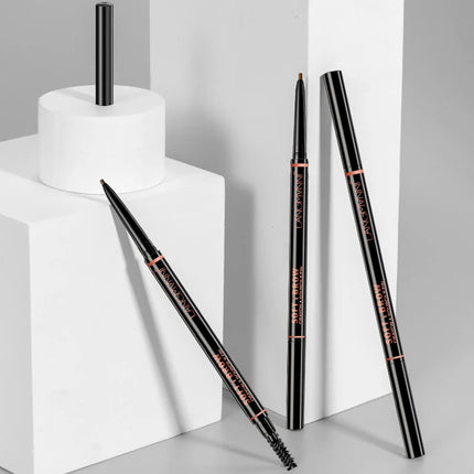 Waterproof Eyebrow Pencil Automatic Rotation Double Head Microblading Eyebrow Pencil Natural Brow Enhancer Cosmetic Products