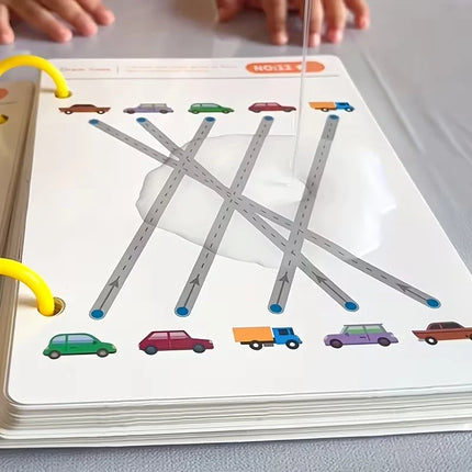 Calligraphy Practice Notebook Set Is Reusable |   Whole Brain Development, Writing Training, and Art Education Handbook |   Learn Writing Skills, Paper Materials, Durable Binding |   Colorful Pages with Erasable Writing for R