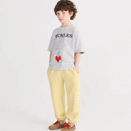 Toddler Baby Boys T-Shirt 2026 New Summer Kids Girls T-shirts BC Cute Fashion Print Cartoon  Tops Cotton Tees Clothes