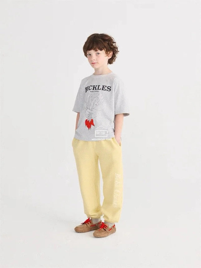 Toddler Baby Boys T-Shirt 2026 New Summer Kids Girls T-shirts BC Cute Fashion Print Cartoon  Tops Cotton Tees Clothes