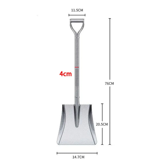 Manganese Steel Digging Pointed Shovel Household Vegetable Cropping Shovel Thickened Long Handle Shovel Garden Planting Tools