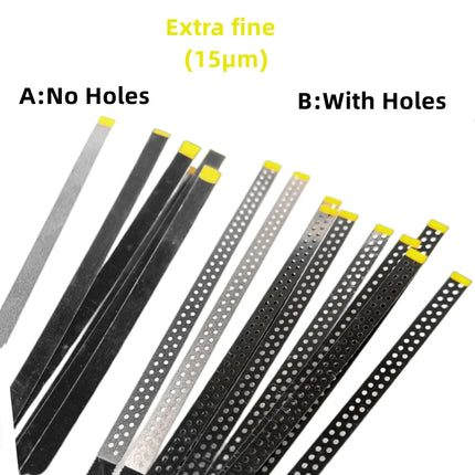 Dental Metal Polishing Stick Polish Strip with Double/Single Sides of Diamond Sanding Surface Teeth Whitening Materials 4mm