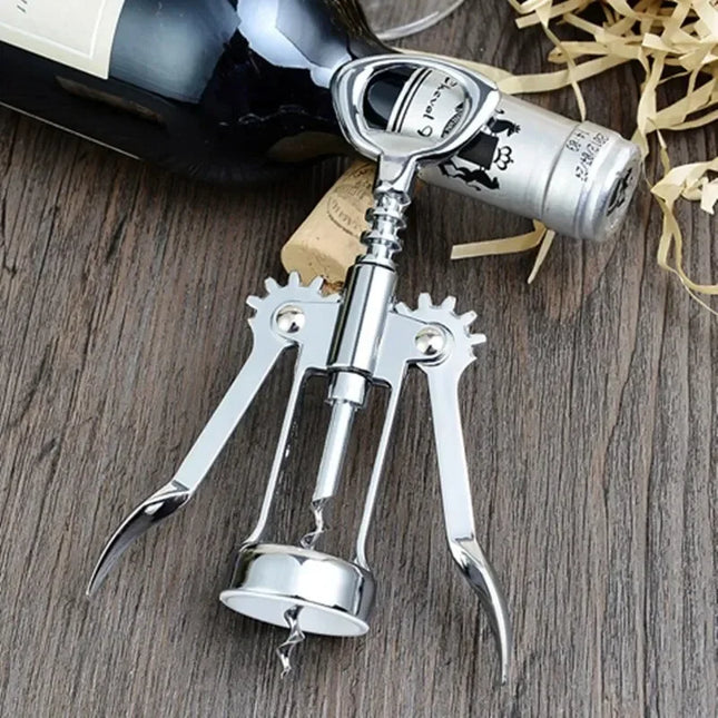 Red Wine Bottle Opener Beer Driver Steel Wine Corkscrew Wine Opener Multifunctional Stainless Corkscrew Kitchen Supplies