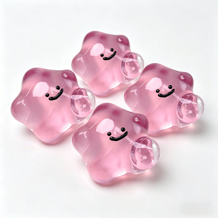 Cute Sticky Hand Squishy Fidget Toy Super Soft TPU Stretchy Plaything with Sweet Face Design Tension Emotion Relief Sensory Toy
